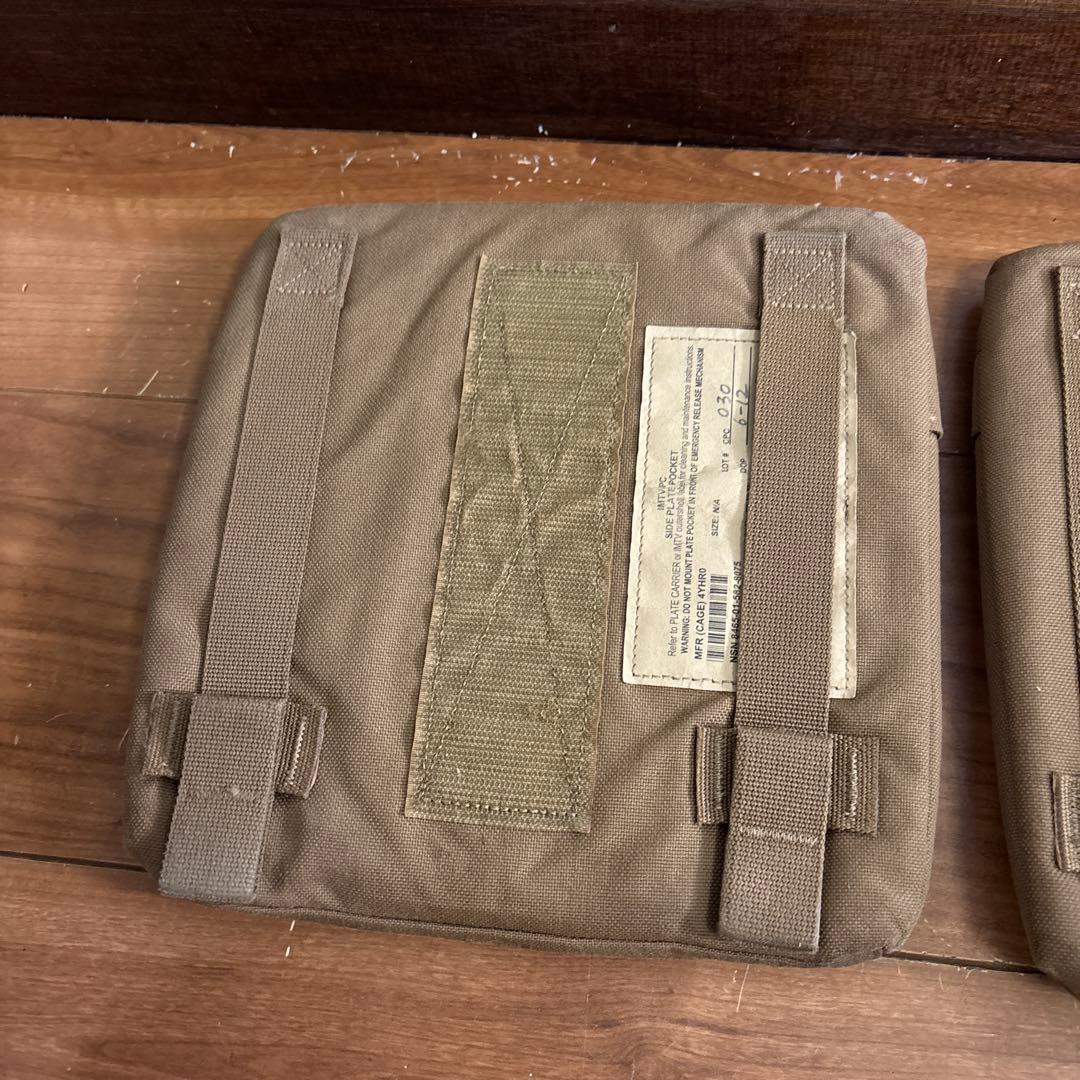 米軍　実物　IMTV SIDE PLATE POCKET ソフトアーマー入り　①