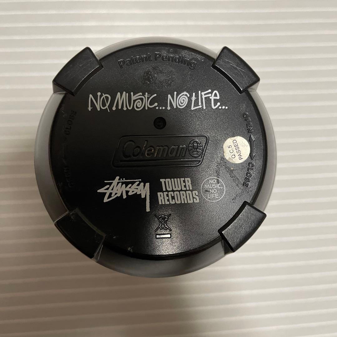 STUSSY TOWER RECORDS Coleman ランタン　黒