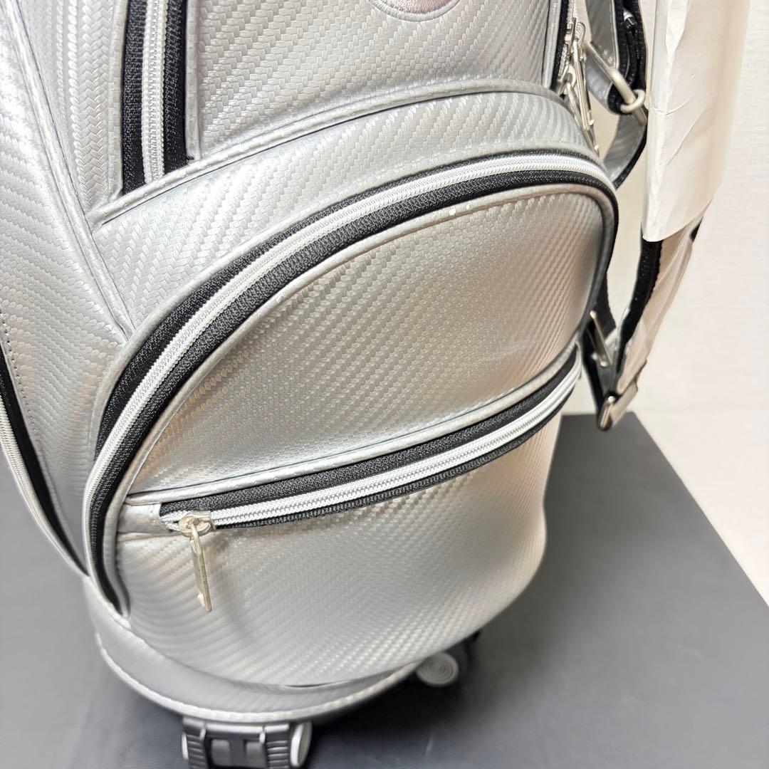 【超希少/非売品】UUUM GOLF コンペ景品 キャディバッグ シルバー 美品