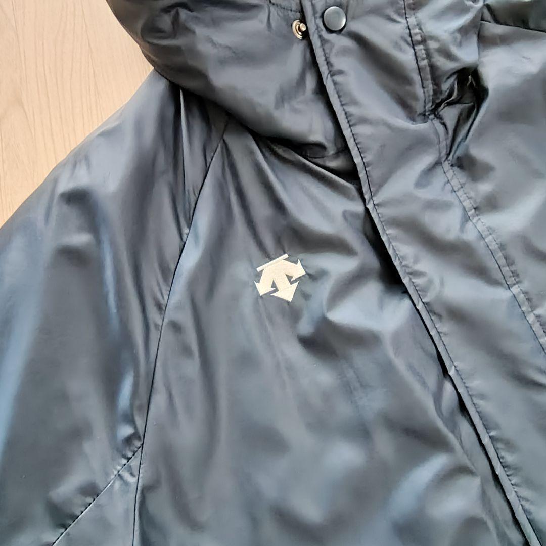 DESCENTE　ダウン　ベンチコート　ネイビー