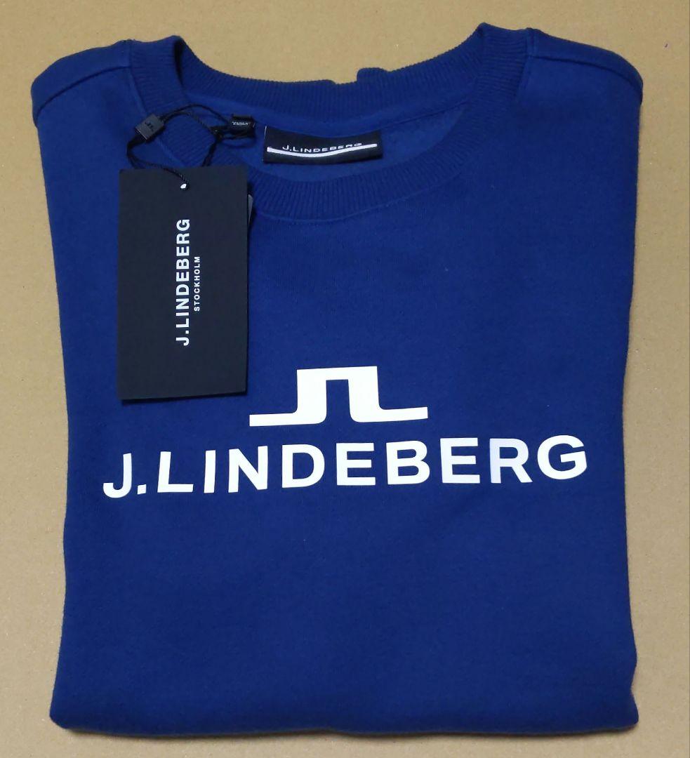 【新品未使用品】J.LINDEBERG ゴルフ用長袖トレーナー（裏起毛）