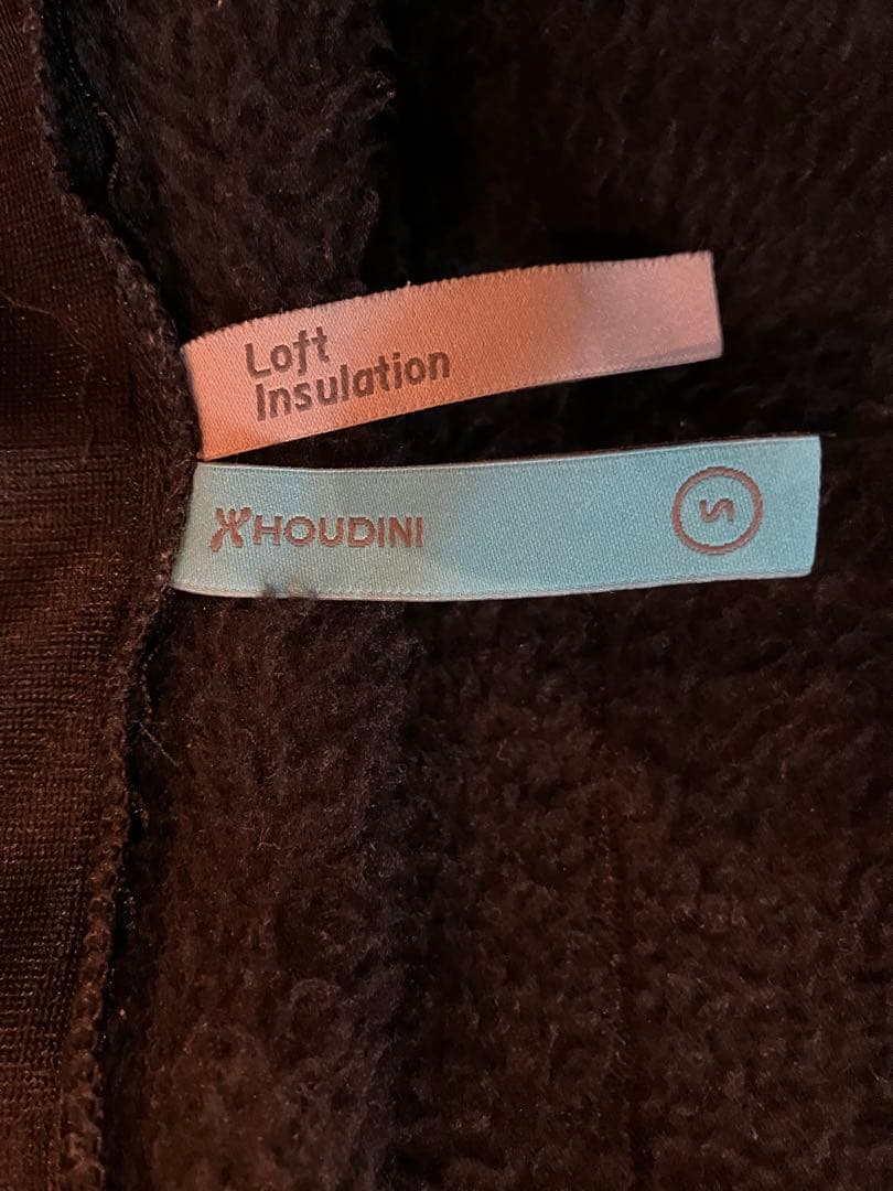 希少Sサイズ　フーディニ　HOUDINI soft insulation