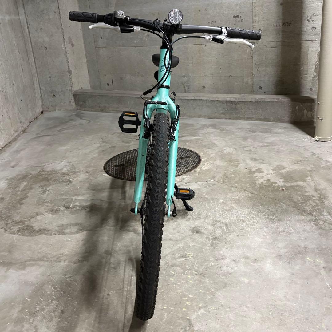 【港区引取限定】Bianchi PIRATA 26チェレステ8速 ジュニアMTB