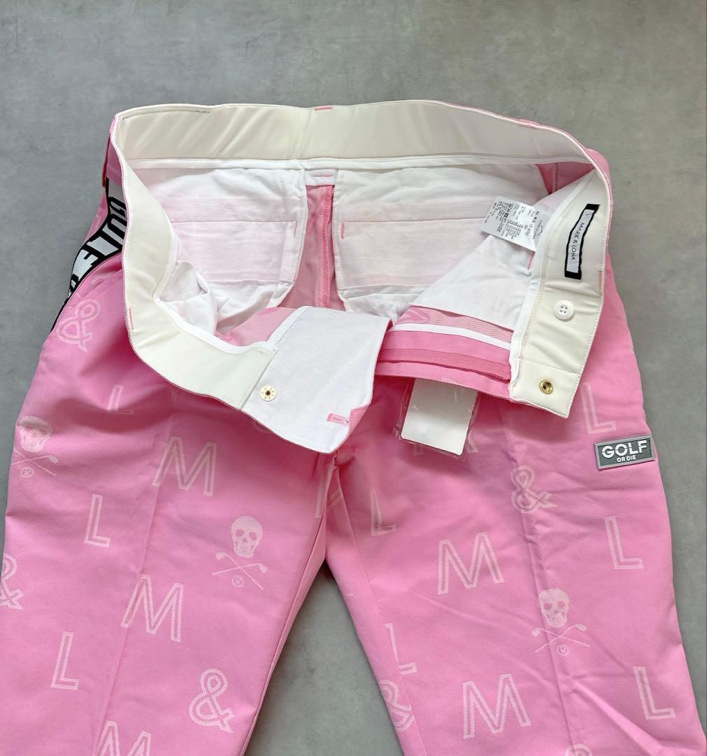 新品 ★ MARK&LONA 完売モデル ボトムス ピンク マーク&ロナ 正規品