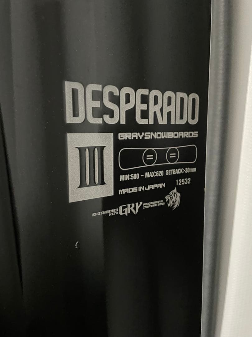 GRAY BOARD DESPERADO Ⅲ 157.5cm