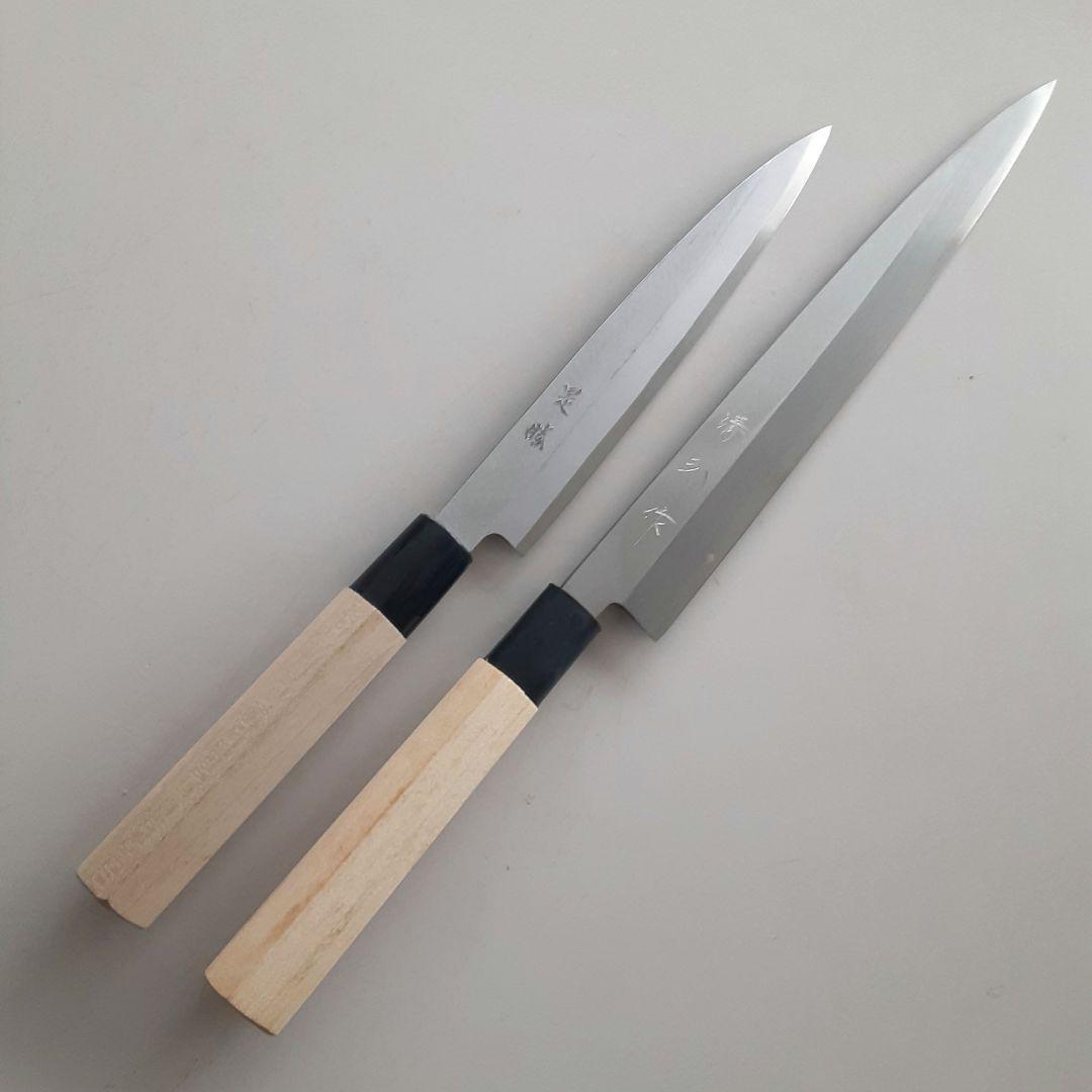 日本製 柳刃包丁 2本セット 180mm 240mm