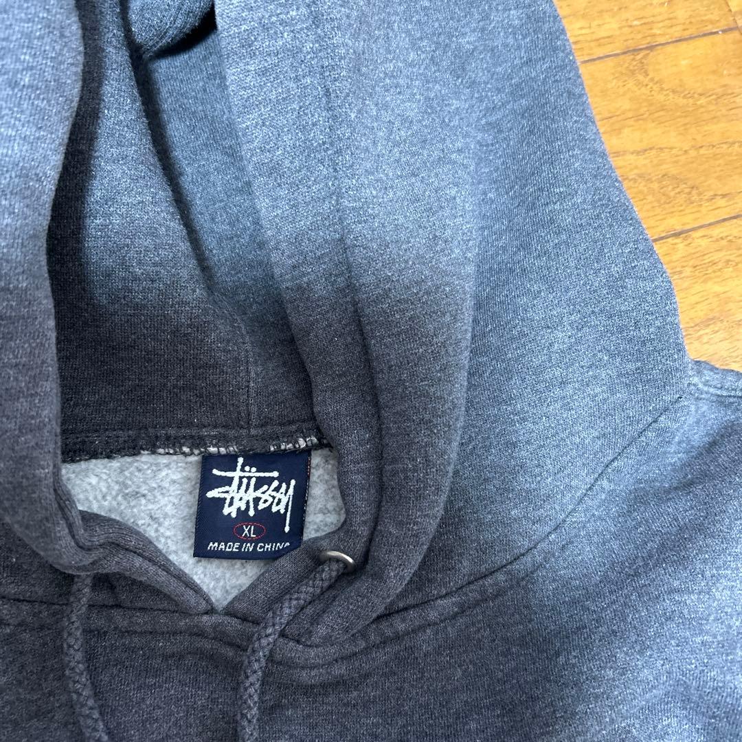 Stüssy グレー フーディー XL