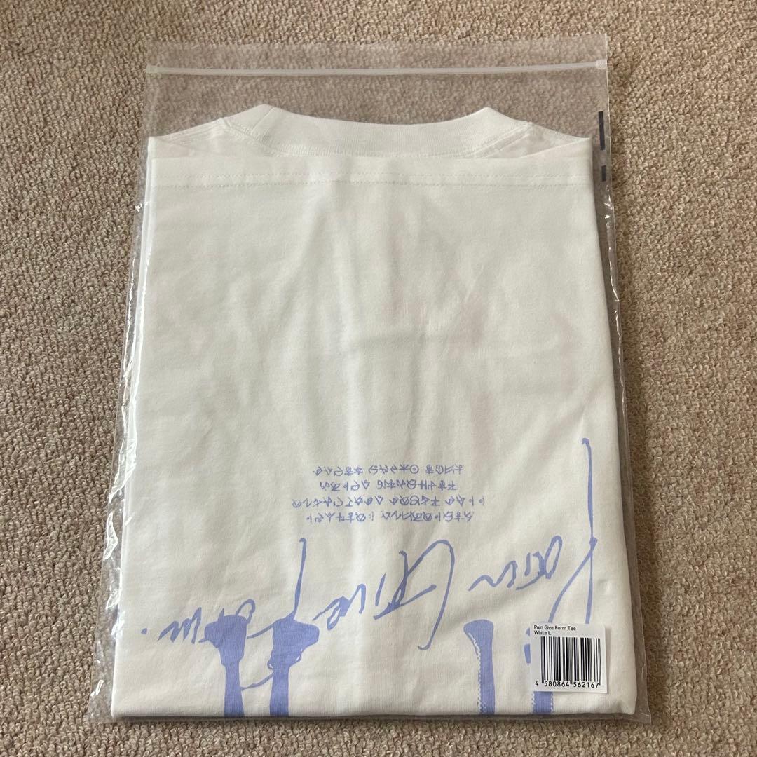 【未使用】 Lサイズ ペインギブフォーム 形 Tシャツ White ずとまよ