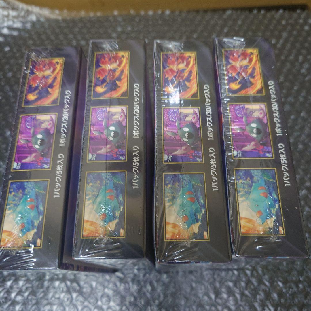 ポケカ　ニンジャスピナー　4box 全て未開封シュリンク付