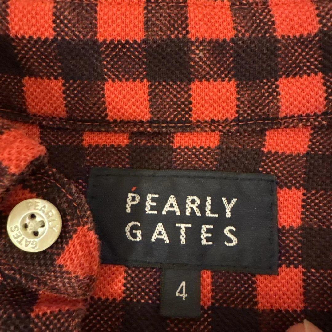 PEARLY GATES チェック柄シャツ サイズ4