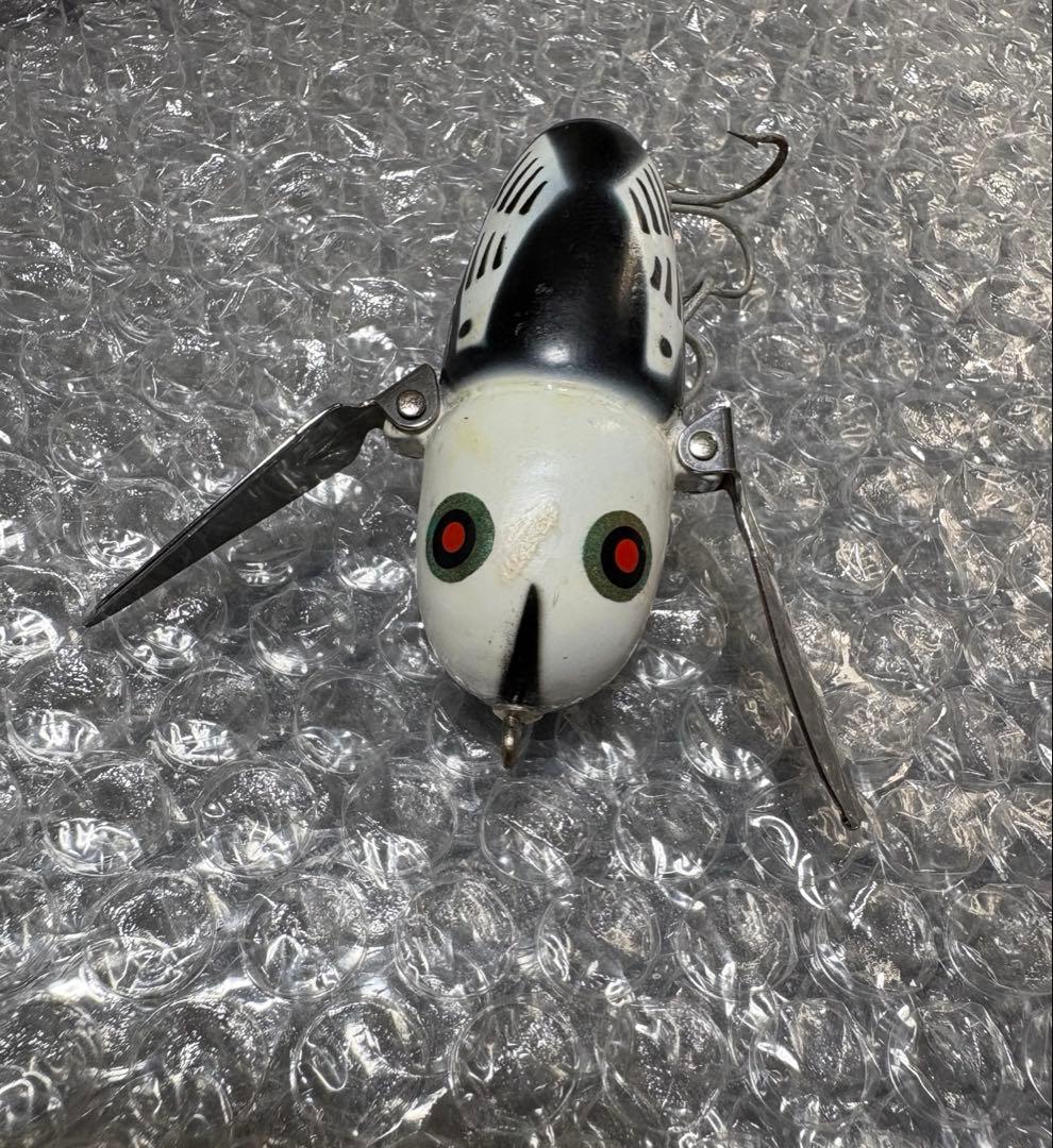 オールドヘドン　クレイジークローラー　希少　的目　箱付き　HEDDON ルアー