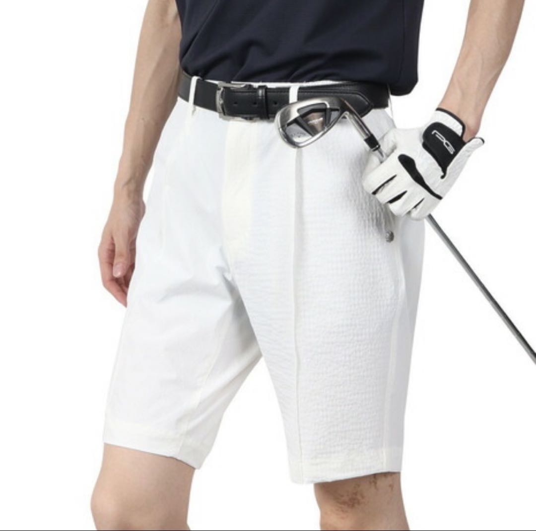 St.Andrews シアサッカー　ショートパンツ　L