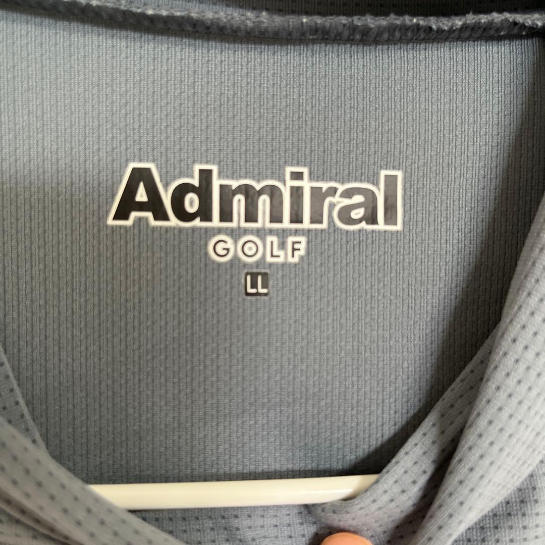 Admiral GOLF LLサイズ グレーシャツ
