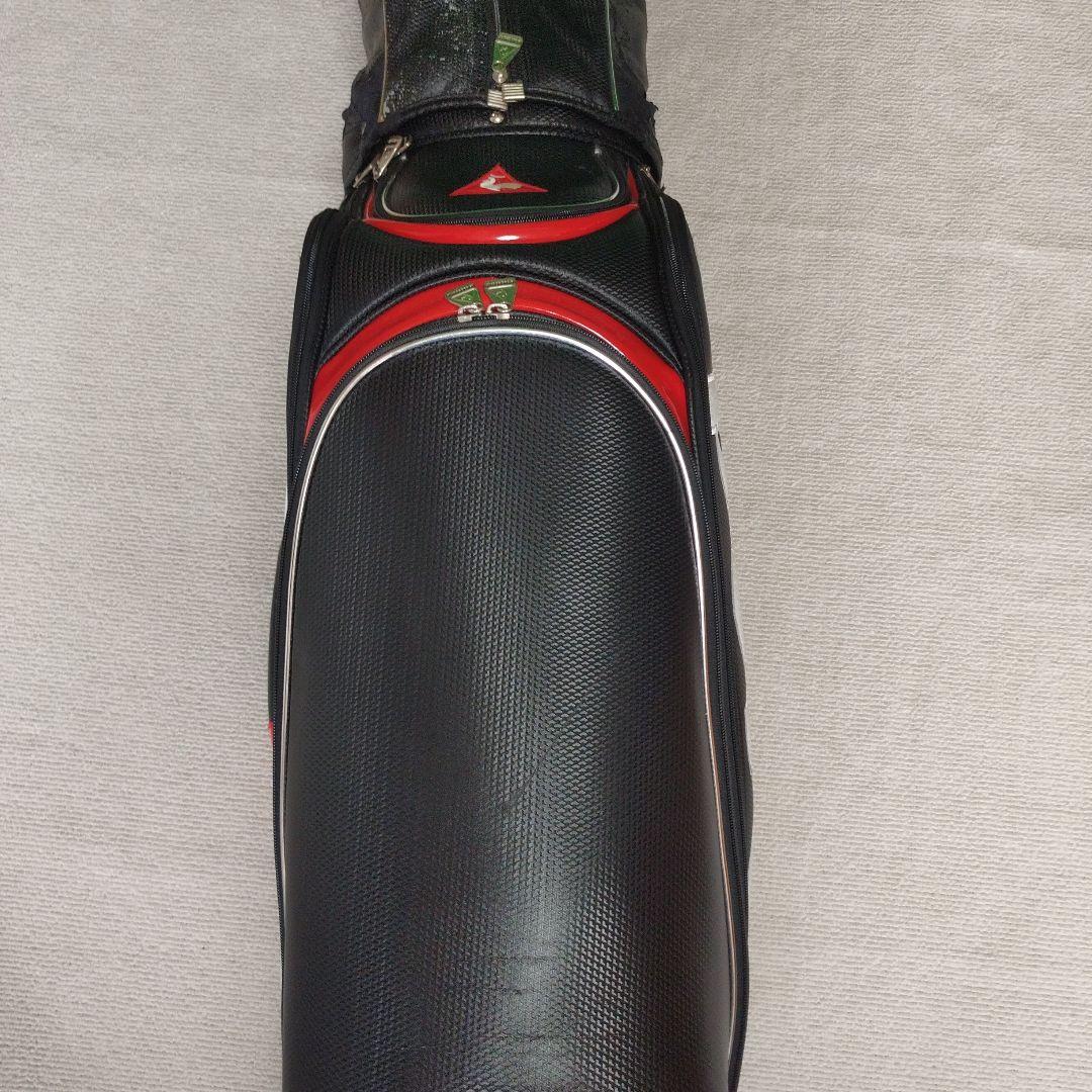 ルコック キャディバッグ 赤黒