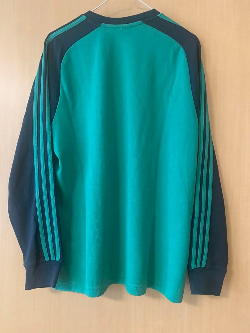 アディダスオリジナルス　長袖ジャージ　サッカー　番号1 グリーン　L