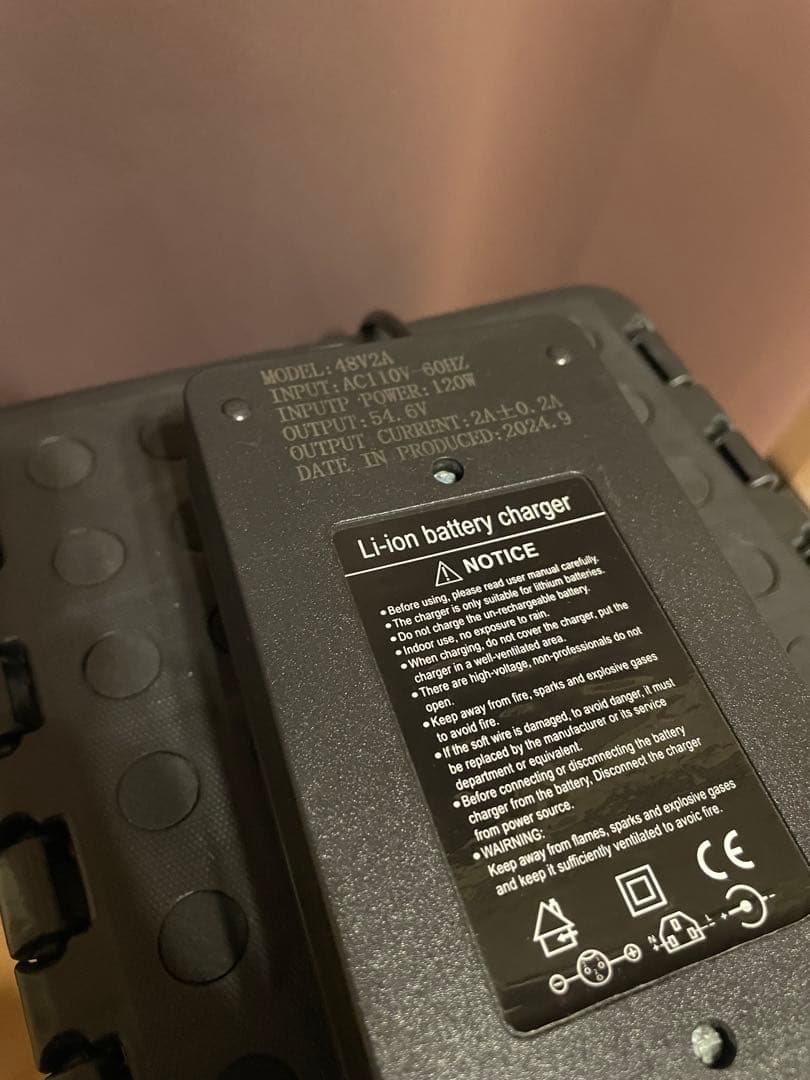 【純正】リチウムバッテリー 48V 20Ah フル電動自転車　モペット ひねちゃ