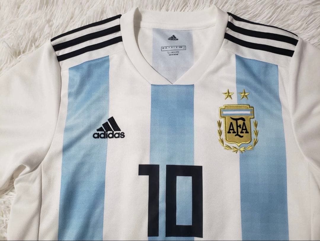 2018ロシアW杯 アルゼンチン代表♯10メッシ　Lサイズ