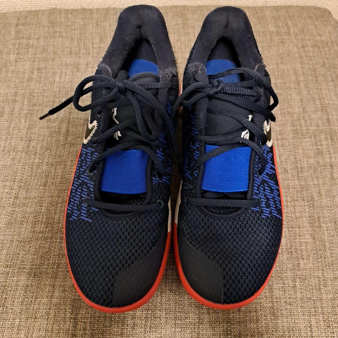 Nike バスケットボールシューズ ネイビー/レッドUS7 25㎝バスケシューズ