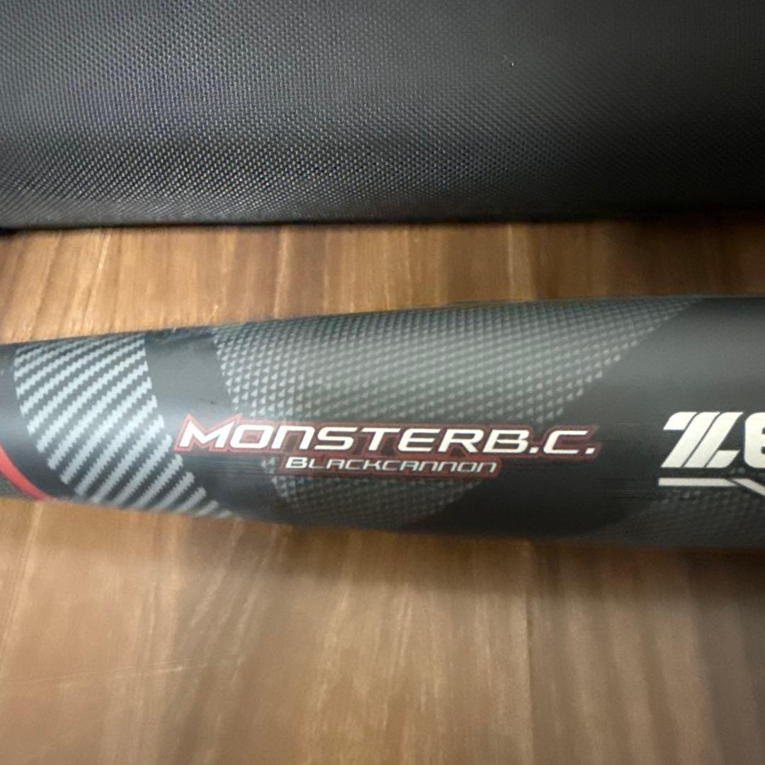 極美品 ZETT MONSTERB.C. モンスターブラックキャノン 軟式バット