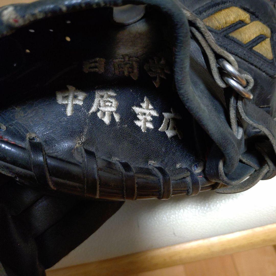 ミズノプロオーダー　一般硬式用キャッチャーミット　補修あり