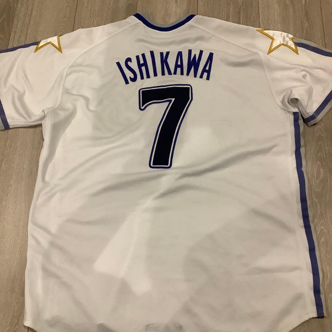 横浜ベイスターズ　石川雄洋　サマーユニフォーム　フリーサイズ　刺繍