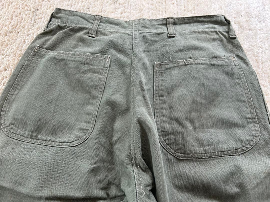 希少 40年代 USMC P41 HBTパンツ