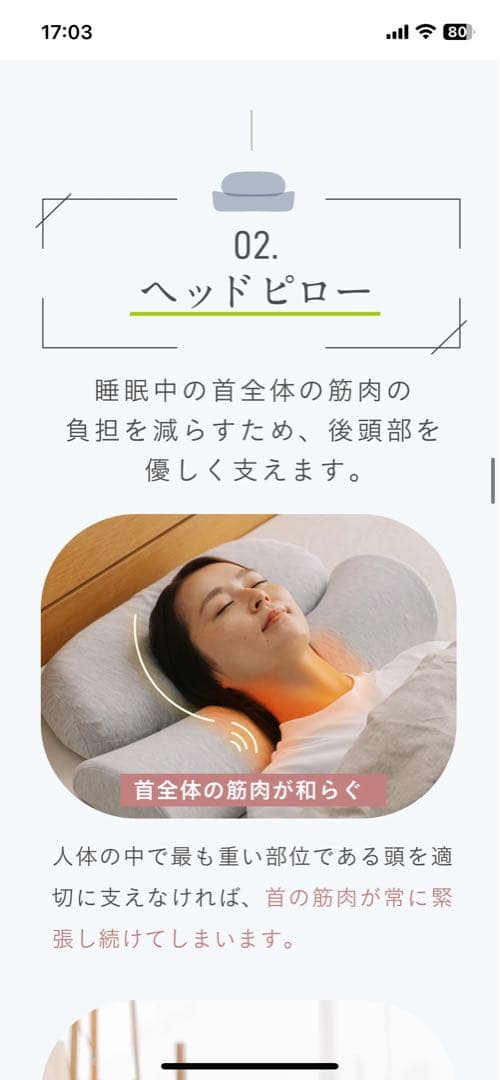 ほっとする枕プラス（正規品）