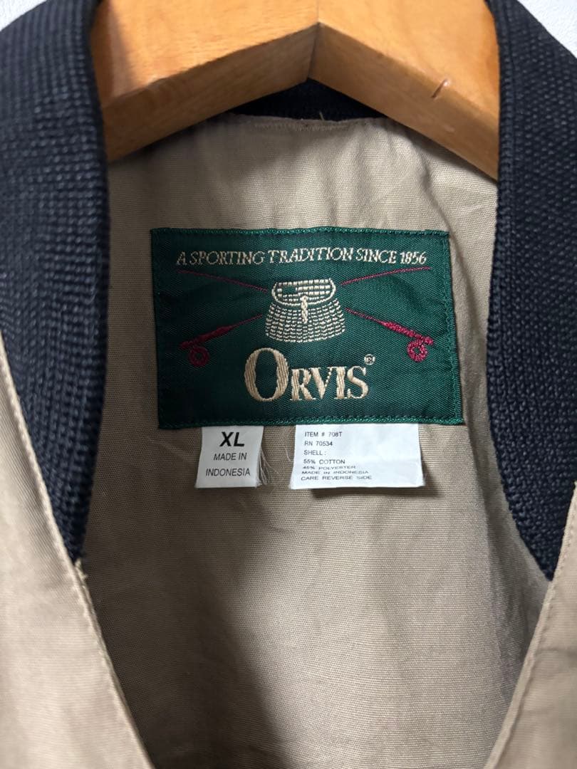 ORVIS フィッシングベスト XL ベージュ