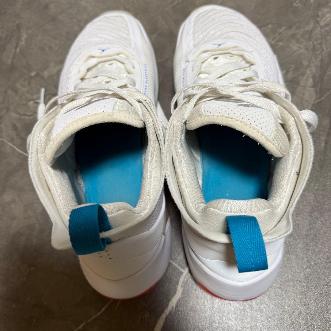 Jordan ルカ1 ホワイト/ターコイズ バスケットシューズ