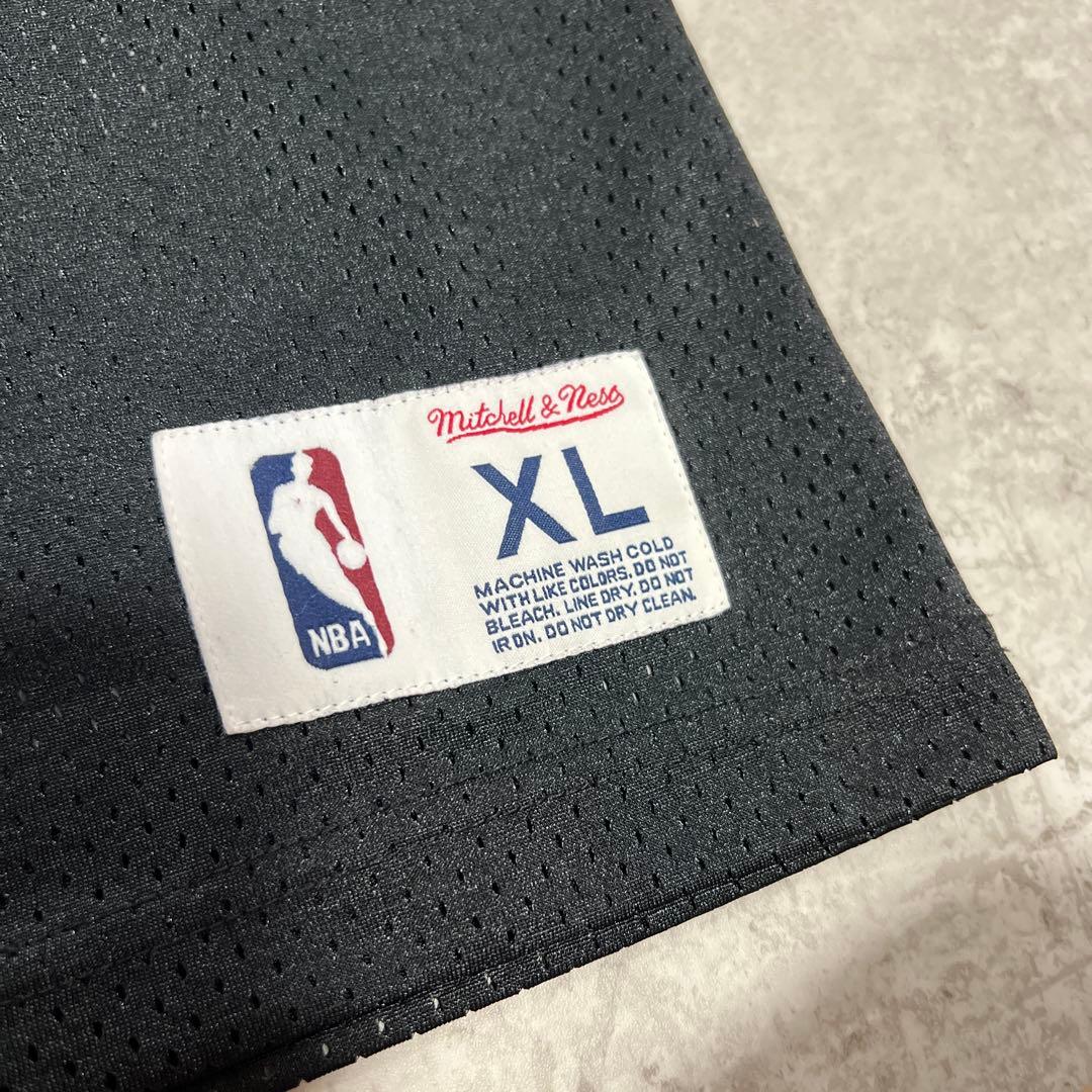 美品　Mitchell & Ness NBA SPURS ユニホーム　黒　XL