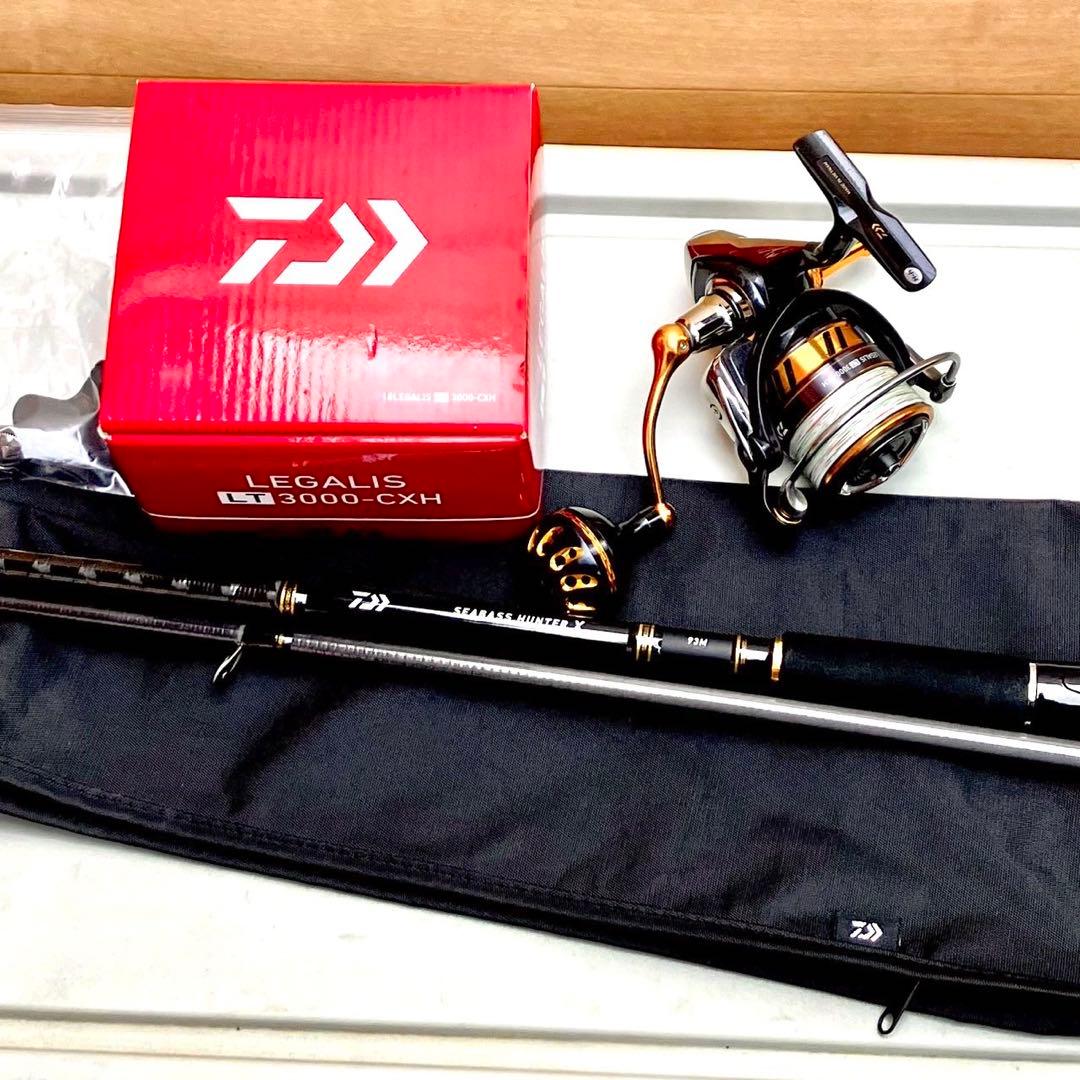 美品 ダイワ シーバスハンターX 93M レガリスLT3000ロッドリールセット