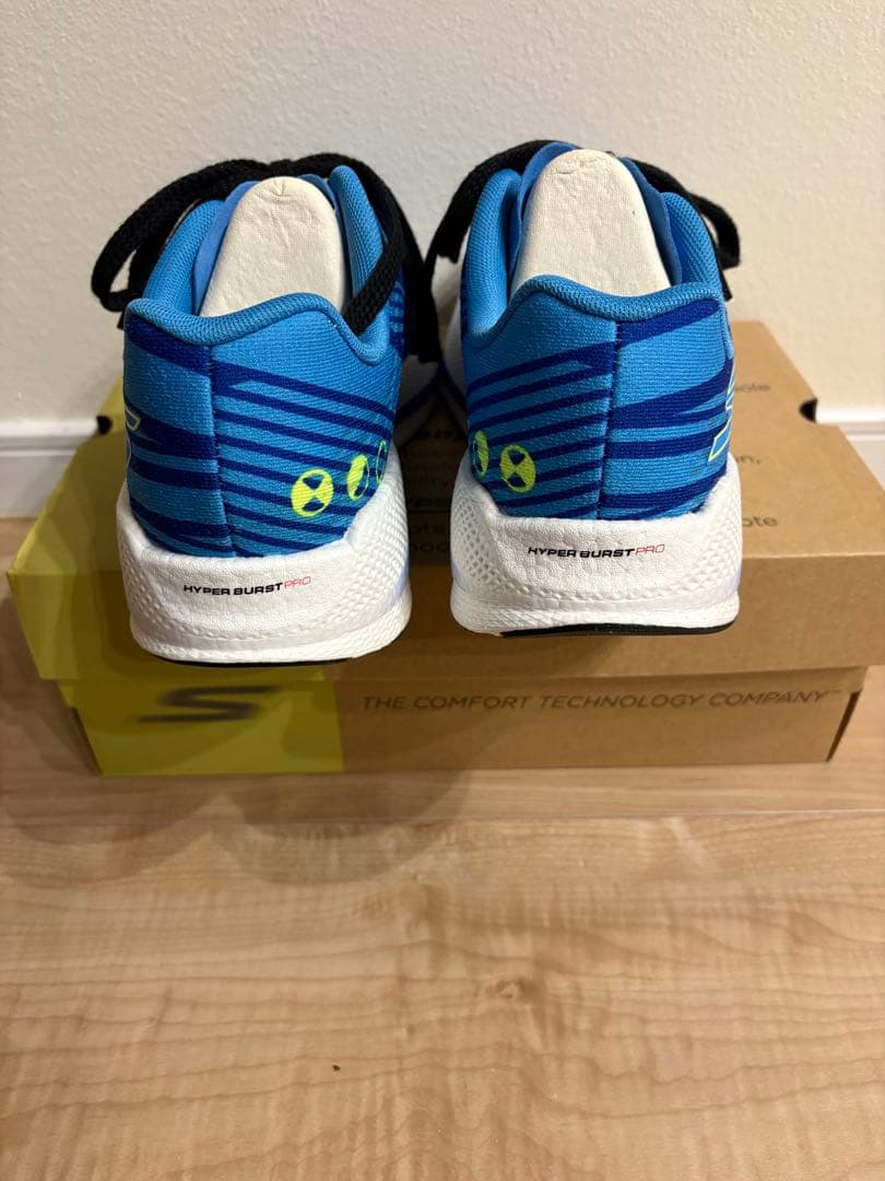 SKECHERS GO RUN razor 4 ブルー