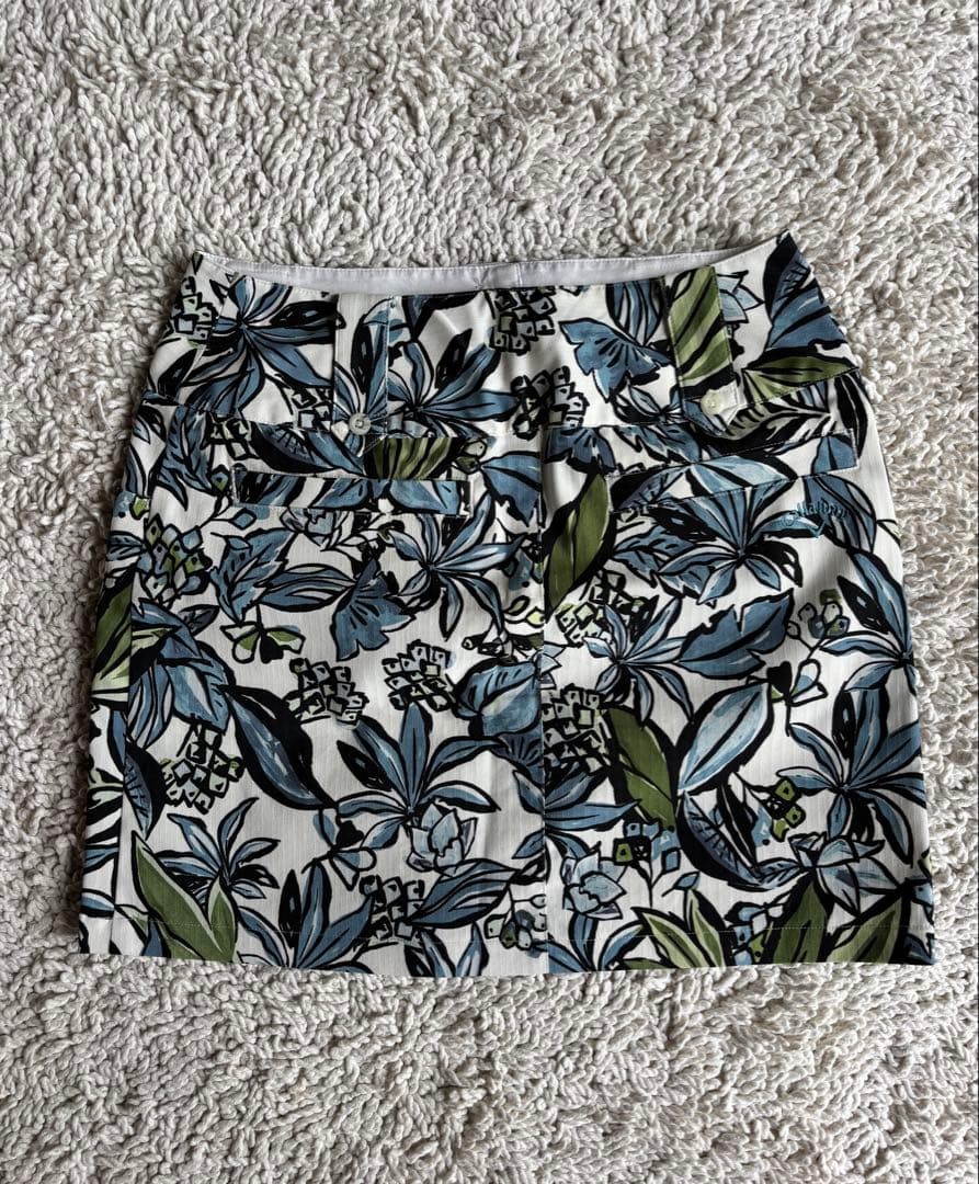 [値下げ] CALLAWAY 花柄ポロシャツ、Tシャツとスカートセット