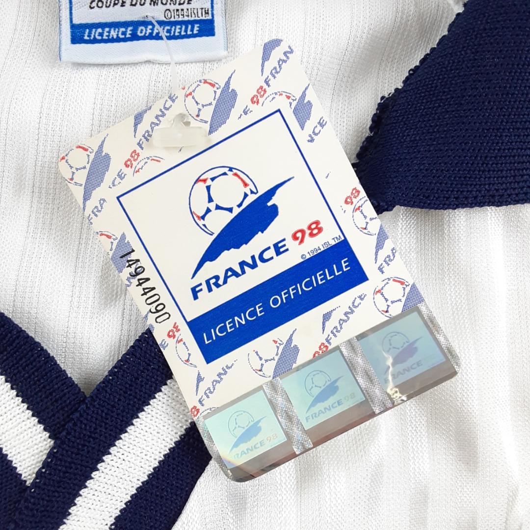 未使用保管品◎サッカーW杯 1998年 フランス大会 記念ユニフォーム 白