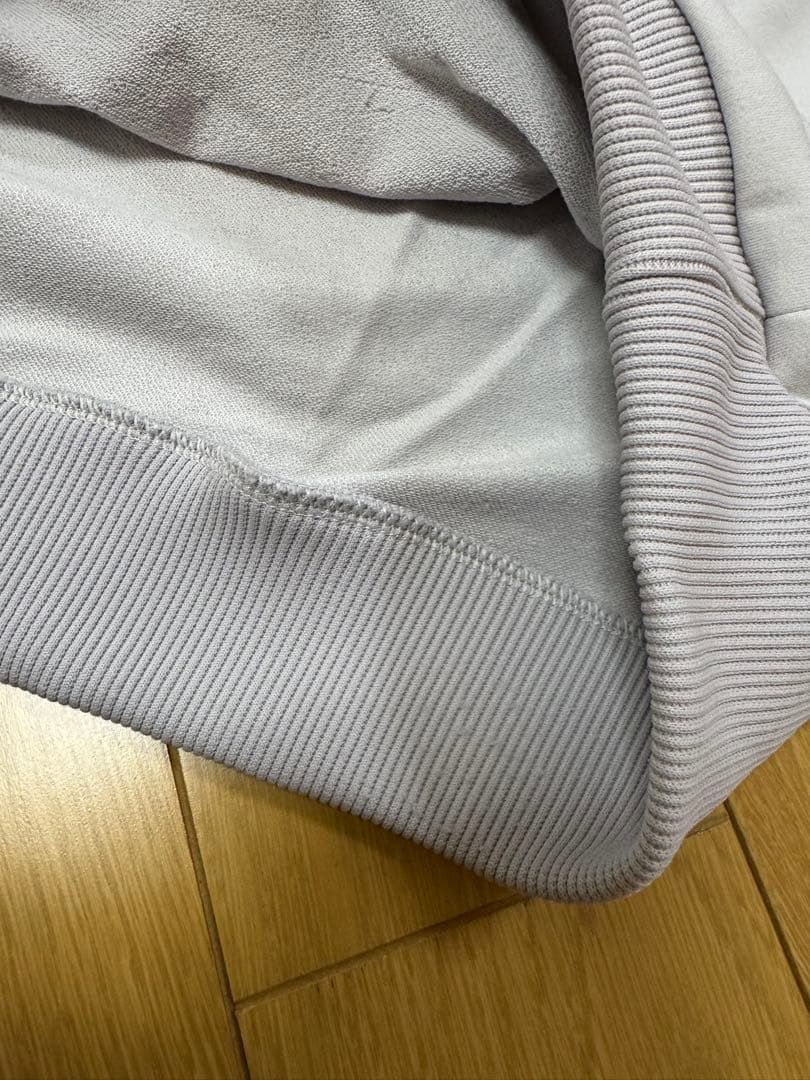 メンズウェア L/S THICK COLLAR CREW NECK SHIRT L.GREY