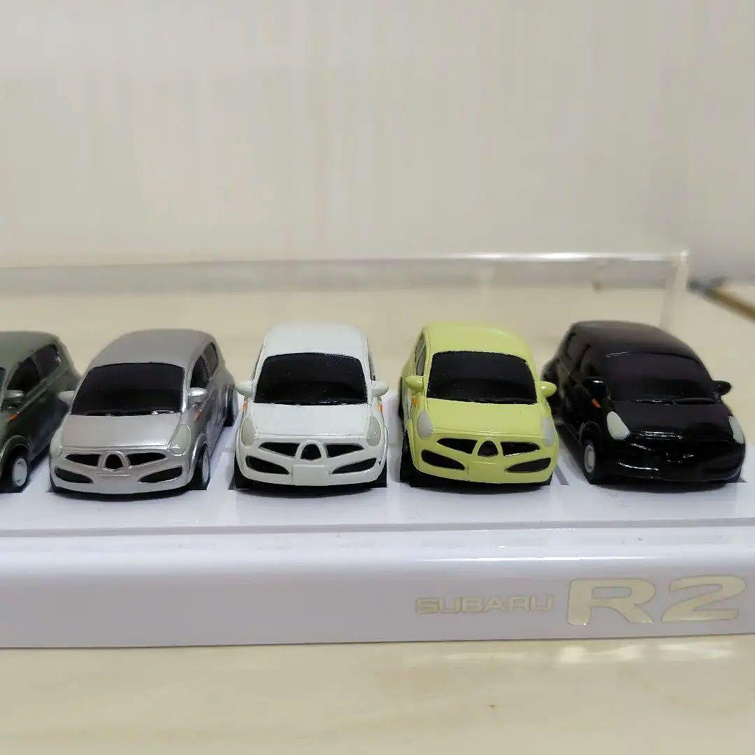 スバル SUBARU R2＜RC1＞ミニカー11色セット非売品　ストラップおまけ