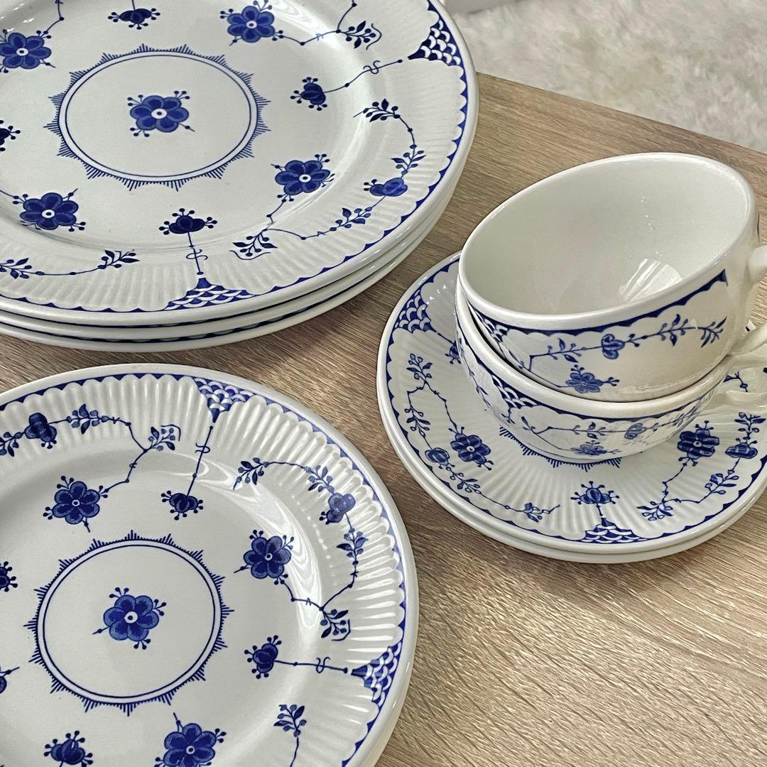 【希少品】【バラ売り可】Maisons Denmark ティーカップ/大皿/小皿