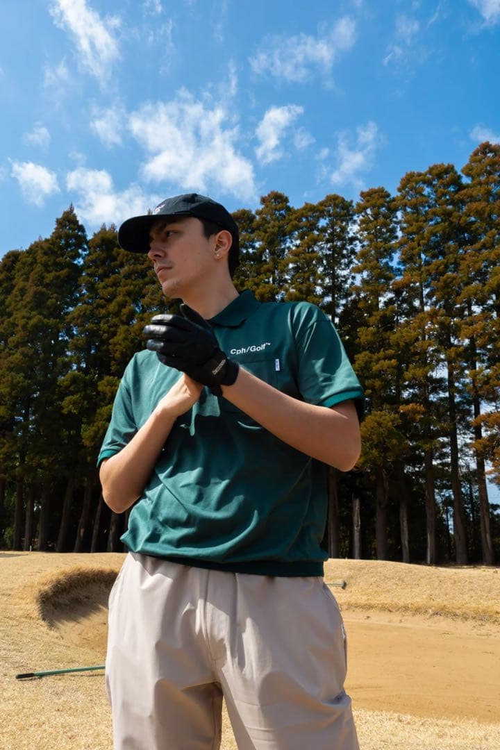 Cph/Golf キャプテンズヘルムゴルフ　ポロ　サイズXL 新作　グリーン
