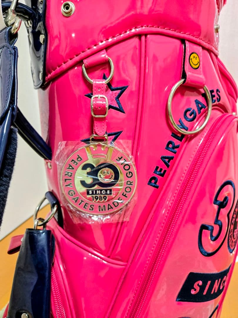 PEARLY GATES 30TH ゴルフバッグ ピンク