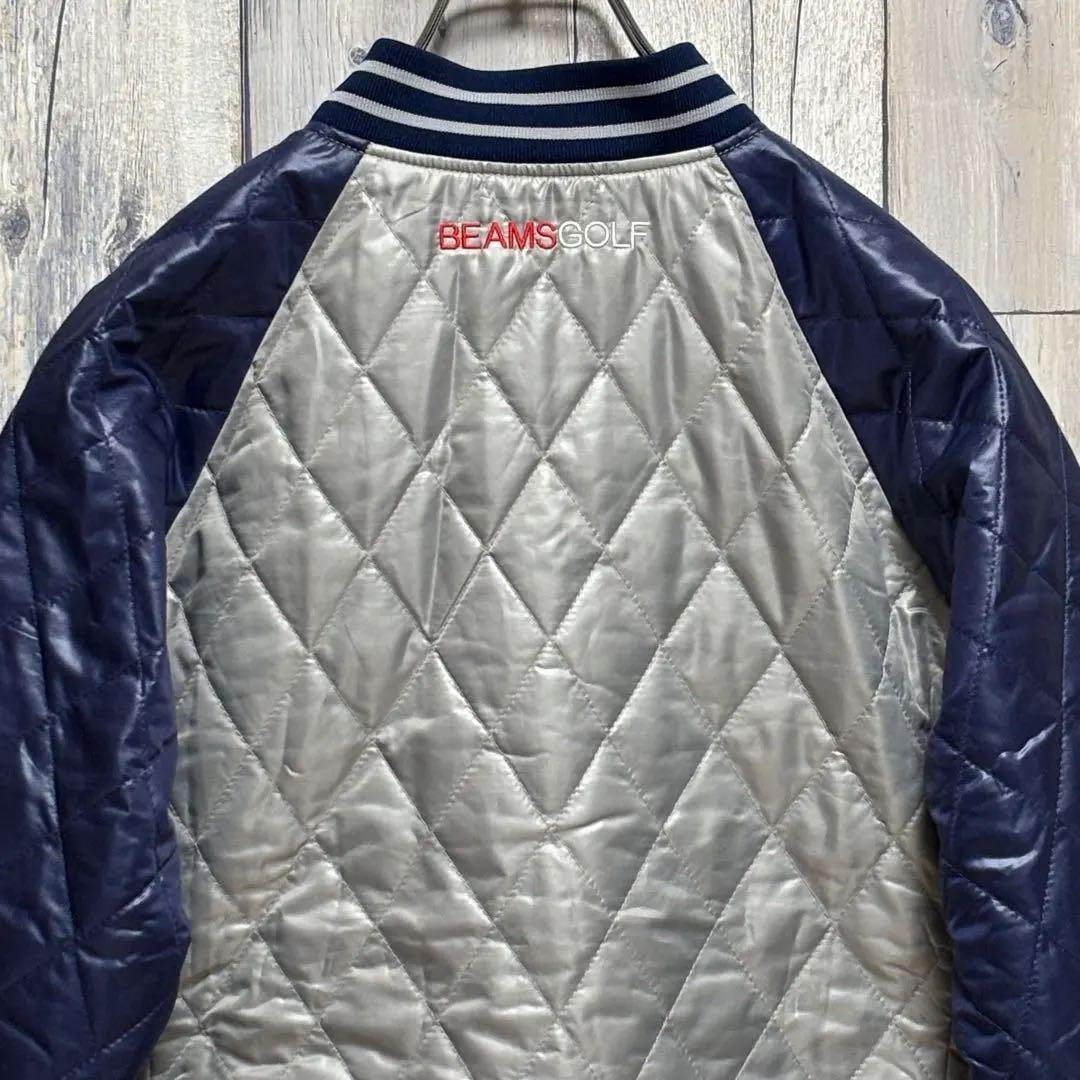 ビームス　BEAMS GOLF キルティング　中綿　ジャケット ジップアップ　L