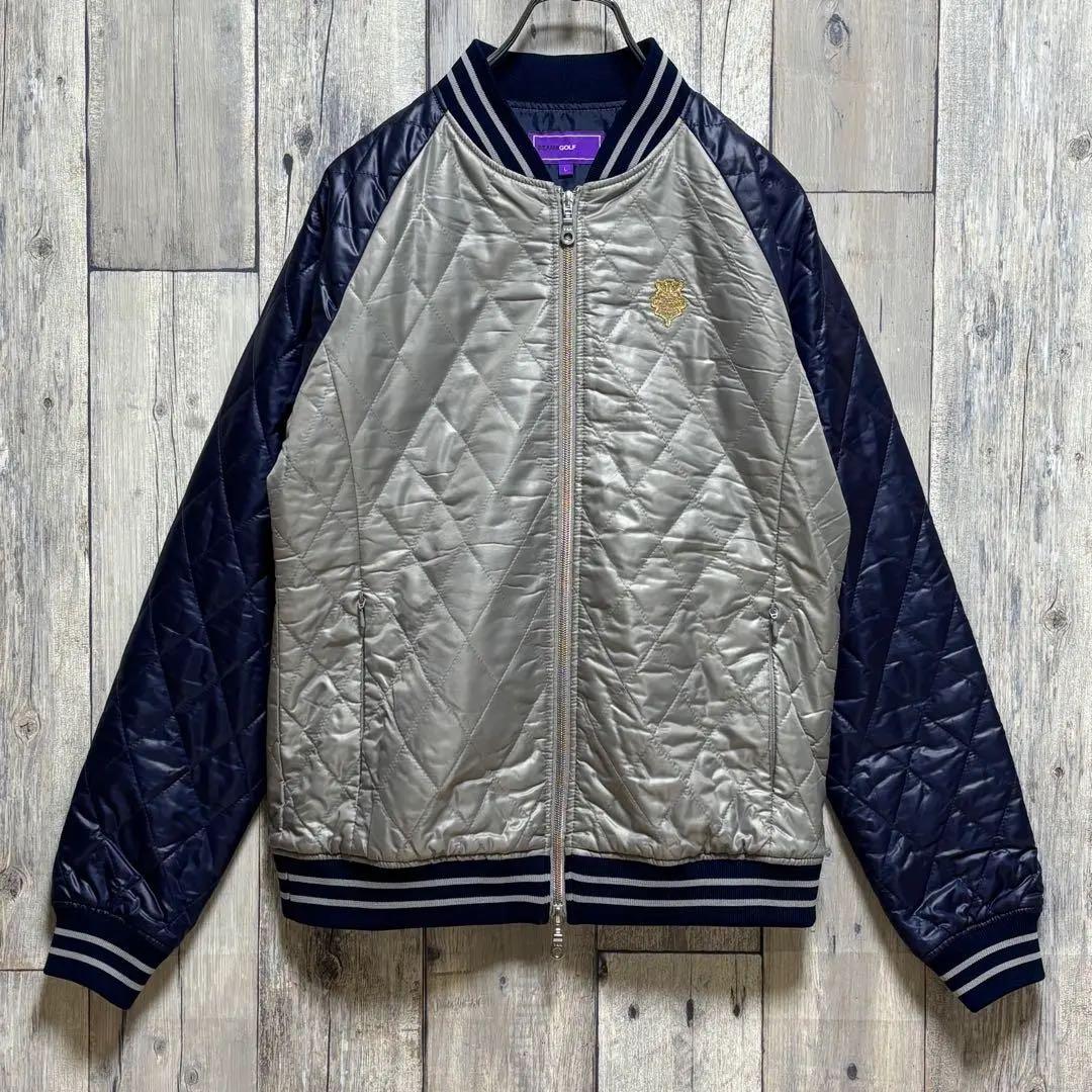 ビームス　BEAMS GOLF キルティング　中綿　ジャケット ジップアップ　L