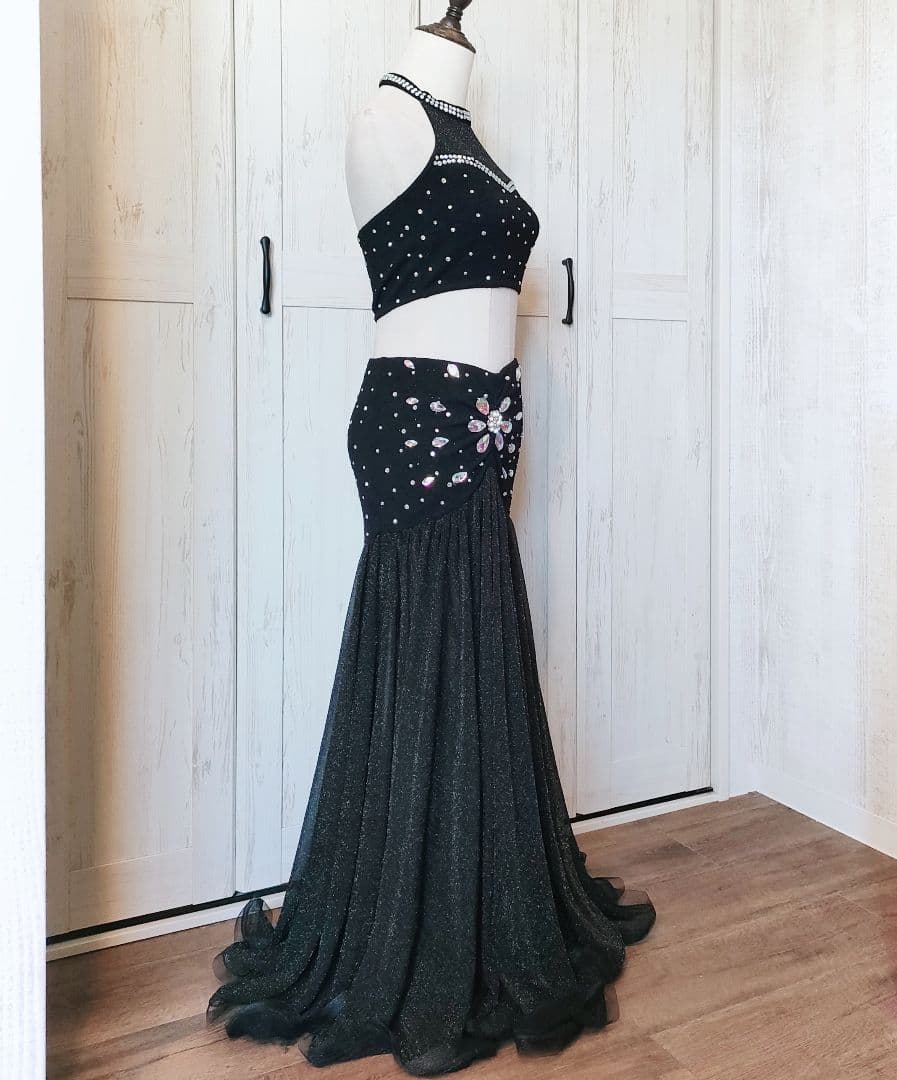 ★新品★ベリーダンスステージ衣装ドレスセットアップ　レッスン着ウェア