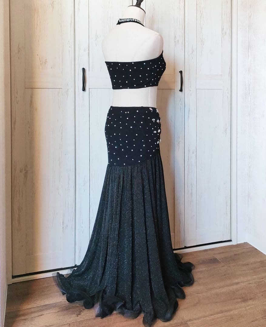 ★新品★ベリーダンスステージ衣装ドレスセットアップ　レッスン着ウェア
