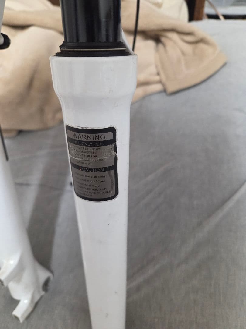 サスペンションフォーク　120mm　クイックリリース　26インチ 1-1/8