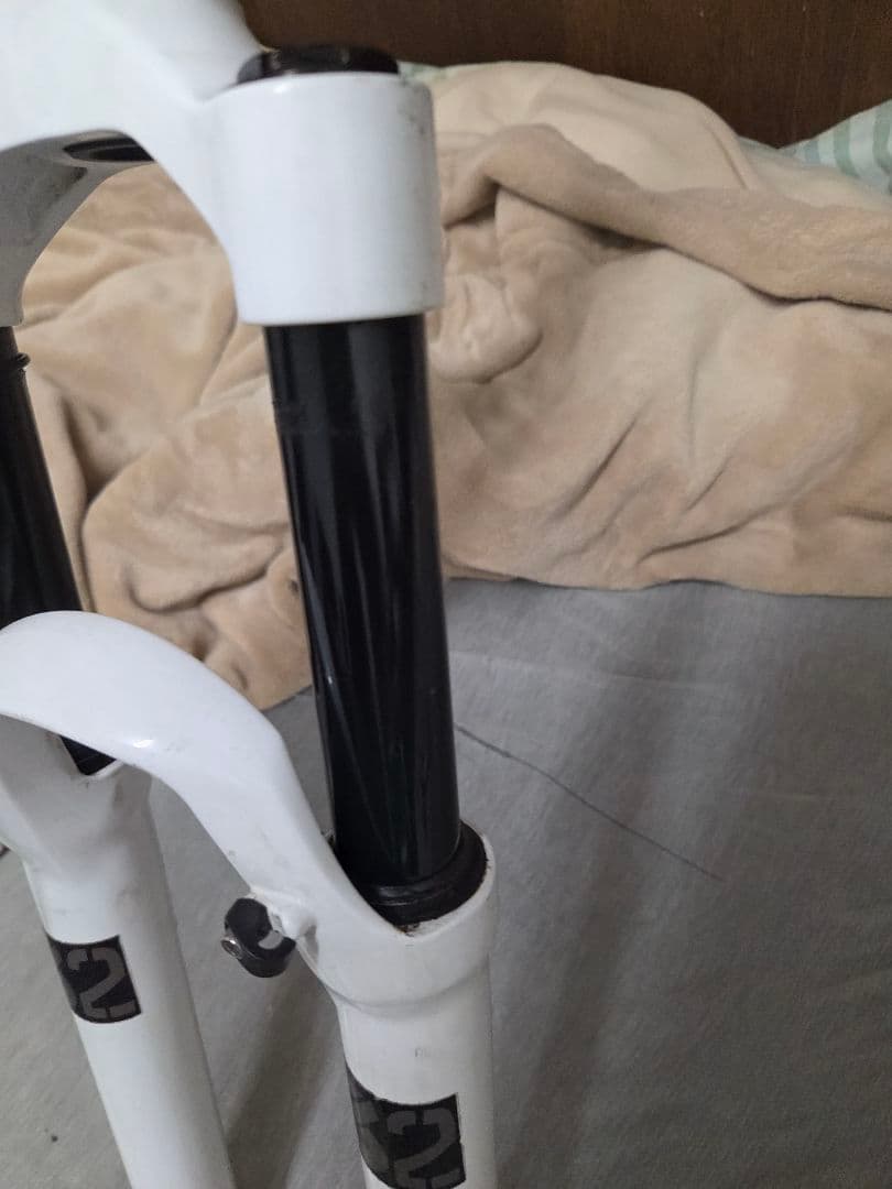 サスペンションフォーク　120mm　クイックリリース　26インチ 1-1/8