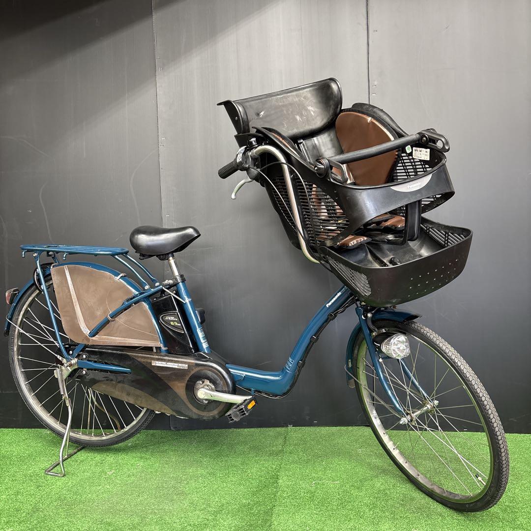 電動自転車 Panasonic Gyutto ブルー 3人乗り対応　94