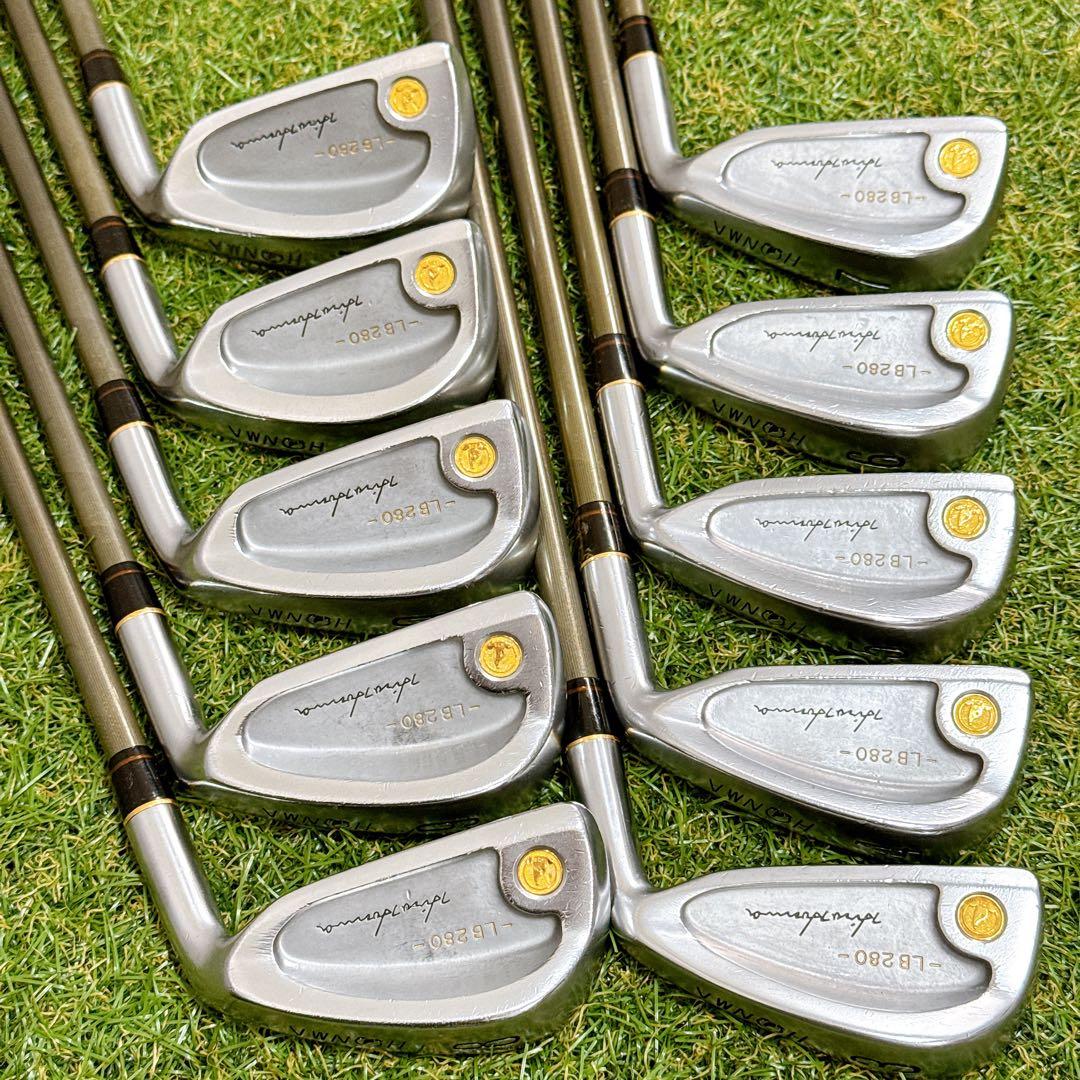 HONMA LB280 アイアンセット 10本 K24 24金 【K602】