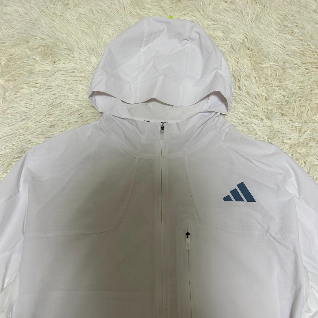 人気　adidas　アディダス　ランニングウェア　ナイロンジャケット　2XL