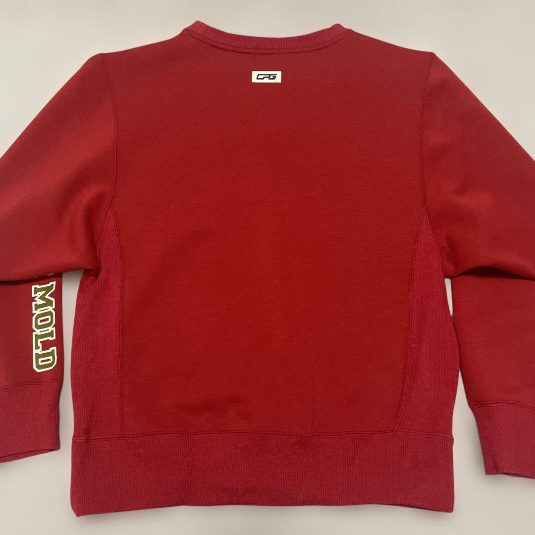 美品 CPG GOLF シーピージーゴルフ 赤 トレーナー ダンボールニット 2