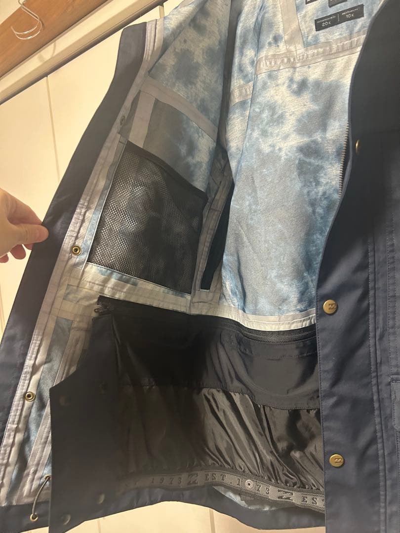 【美品】BILLABONG TADASHI FUSEMODEL ネイビー M